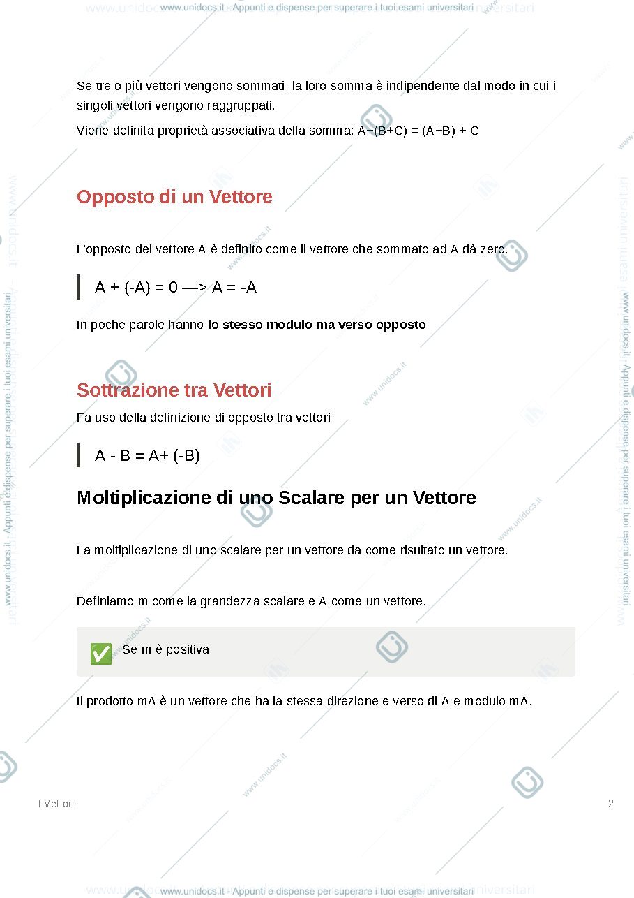Anteprima pagina 2 — Vettori
