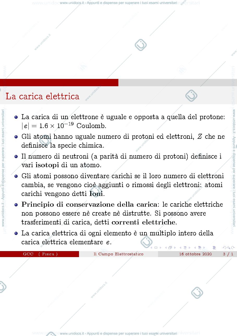 Anteprima pagina 3 — Elettrostatica 