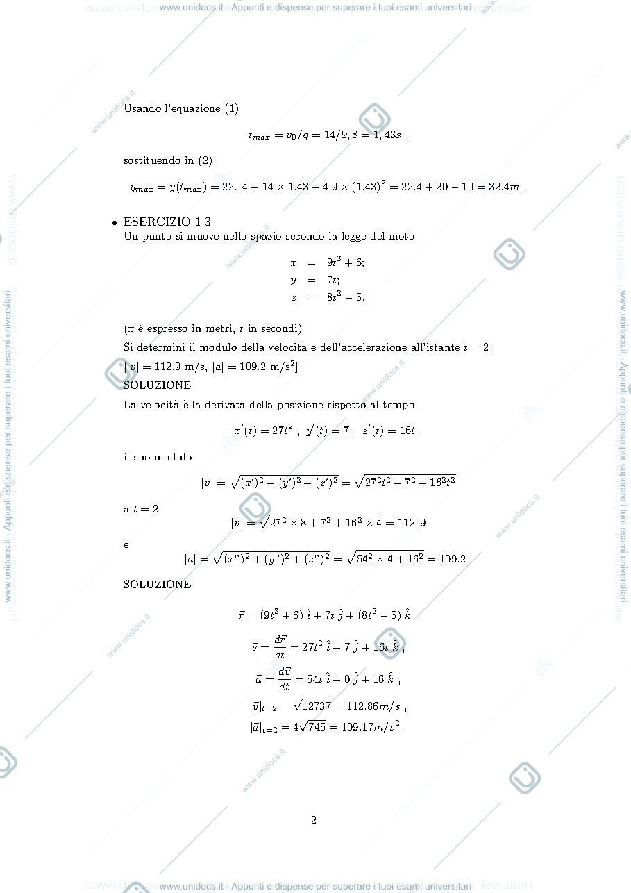 Anteprima pagina 2 — Esercizi 