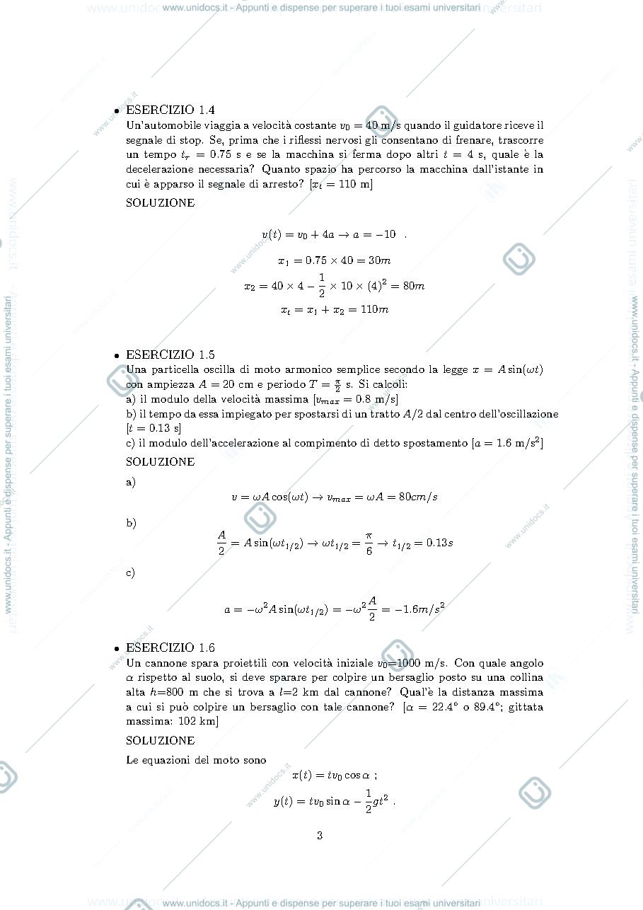 Anteprima pagina 3 — Esercizi 
