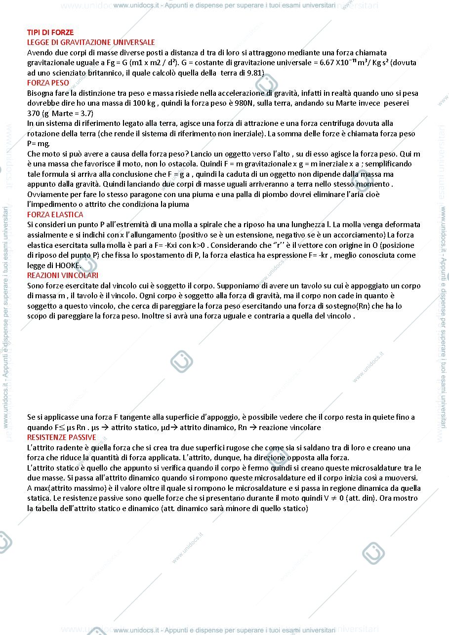 Anteprima pagina 2 — riassunto generale fisica