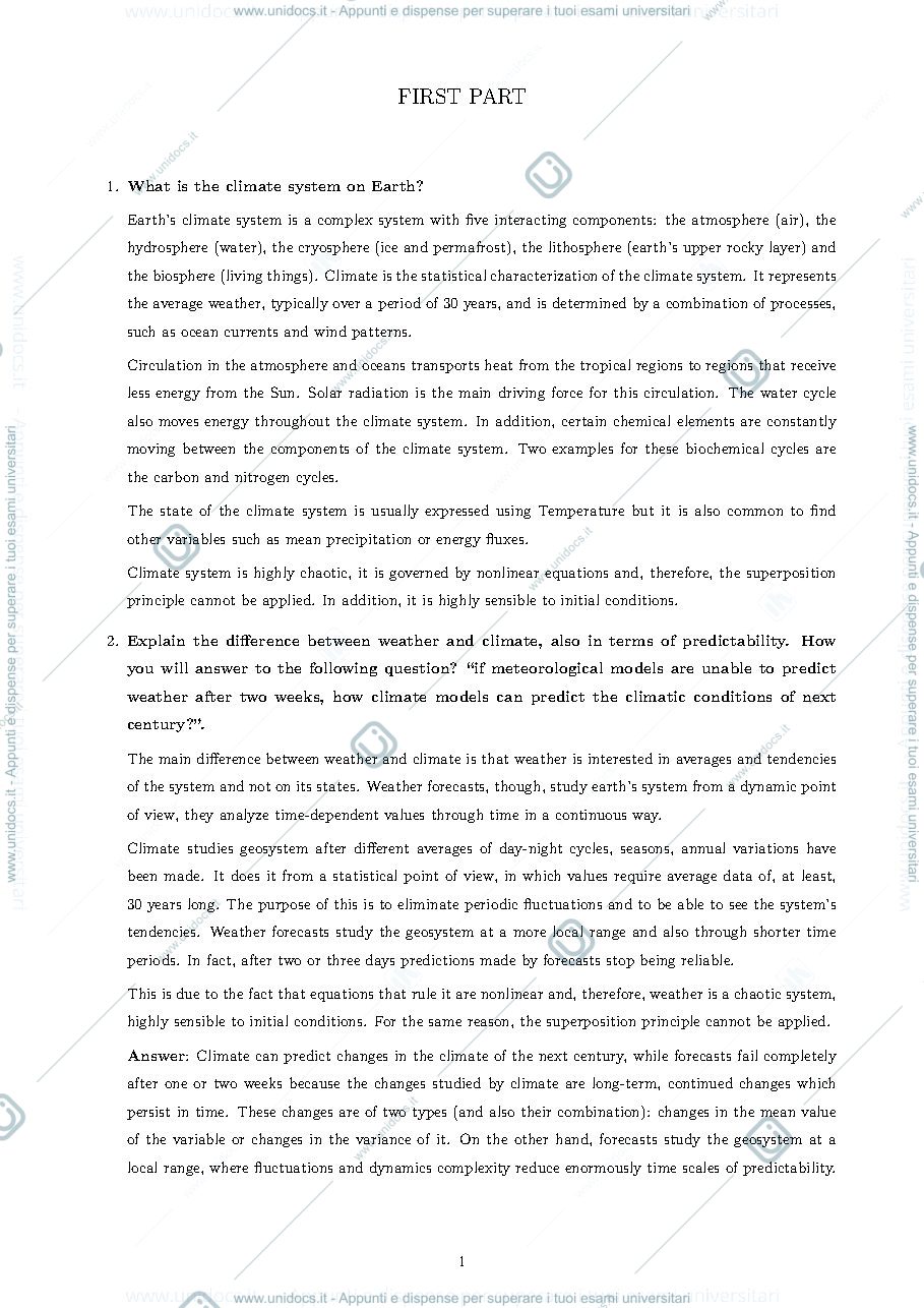 Anteprima pagina 1 — intr. al sistema climatico