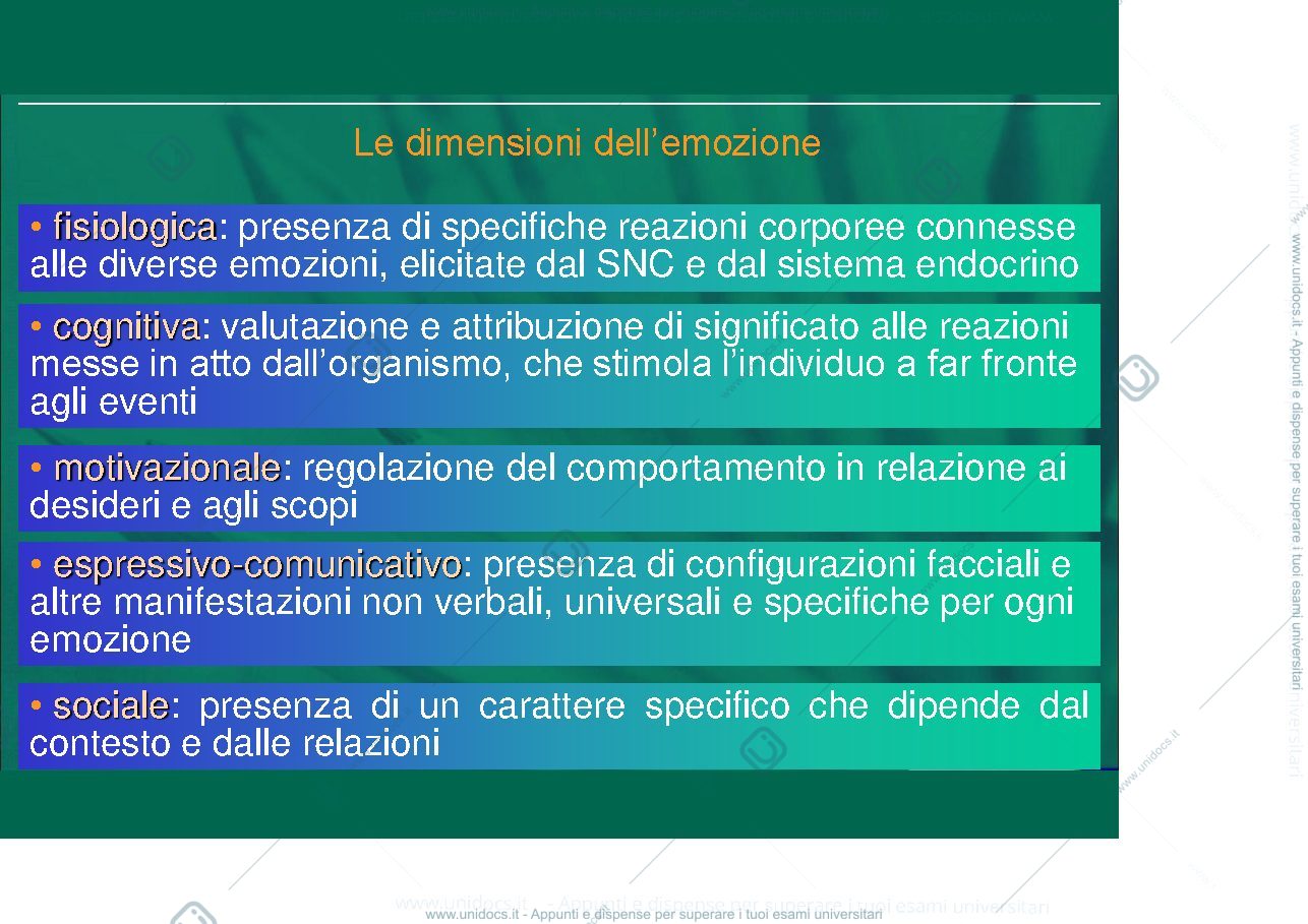 Anteprima pagina 2 — sviluppo emotivo