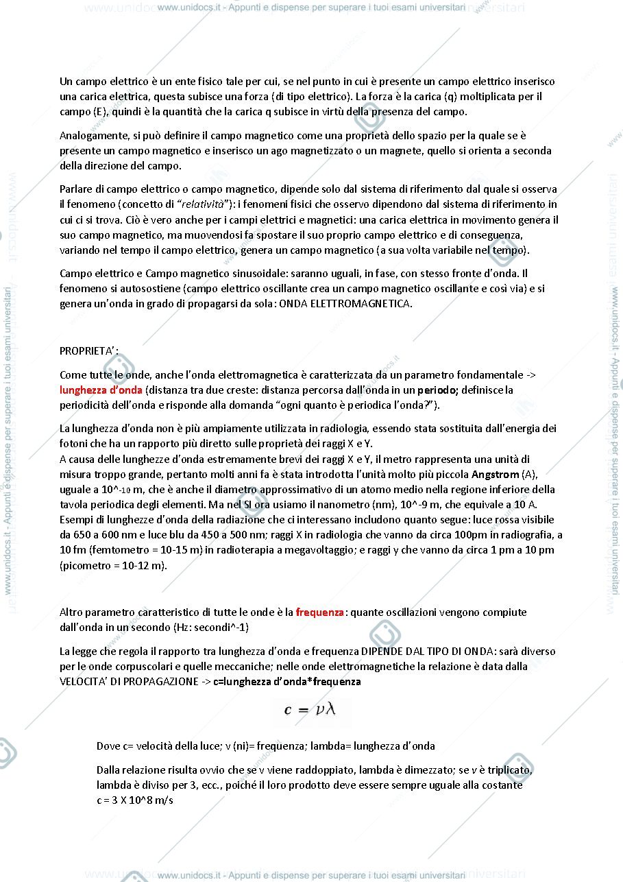 Anteprima pagina 2 — Fisica delle radiazioni (Orecchini)