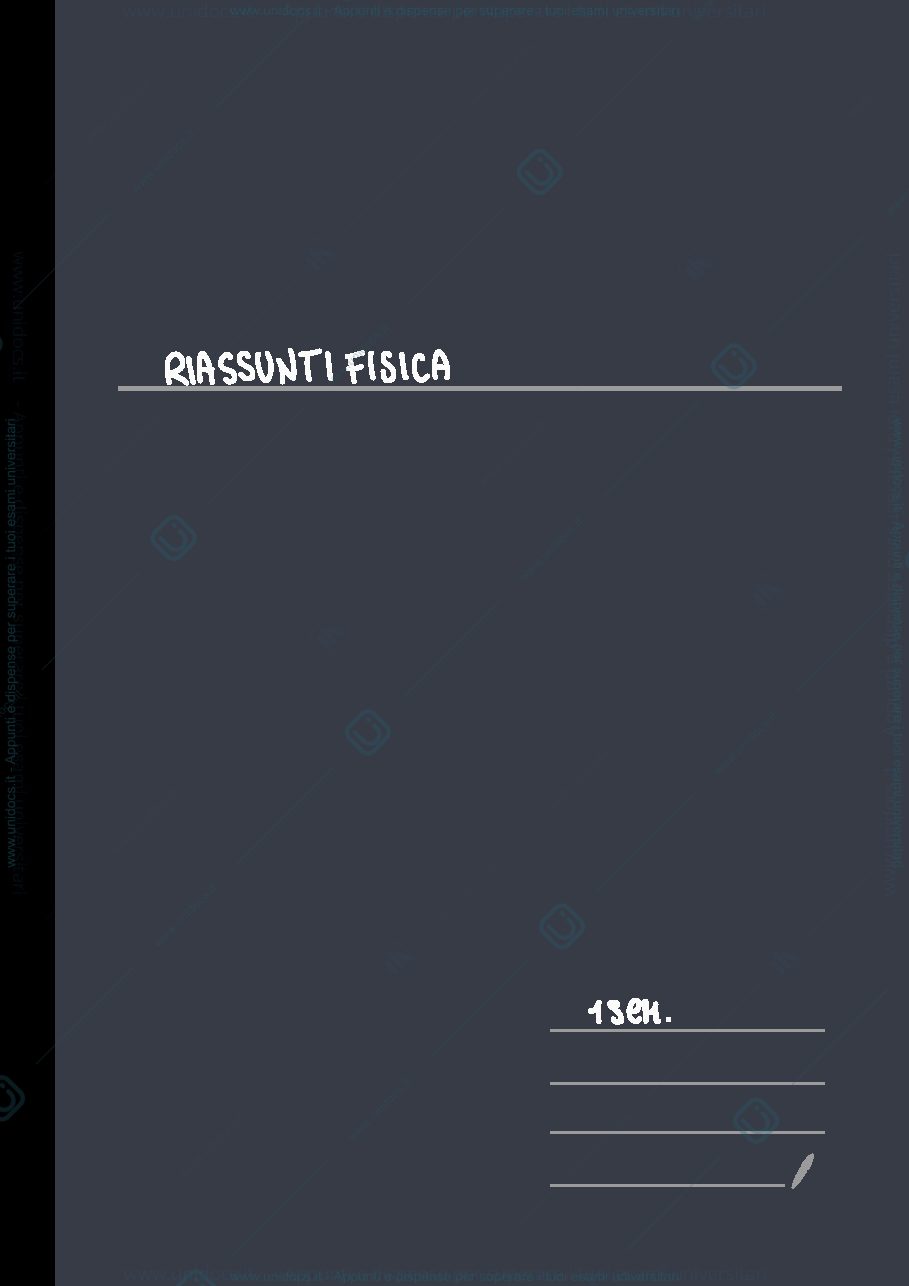 Anteprima pagina 1 — Appunti Fisica-primo anno CTF