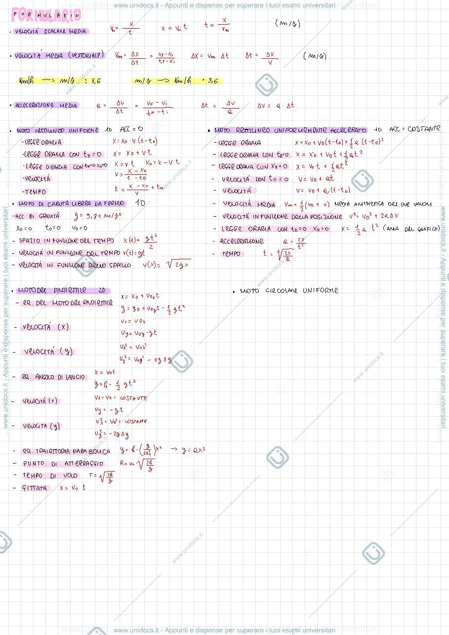 Anteprima pagina 2 — Appunti Fisica-primo anno CTF