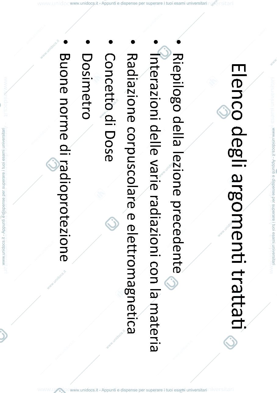 Anteprima pagina 2 — Elementi di radioprotezione