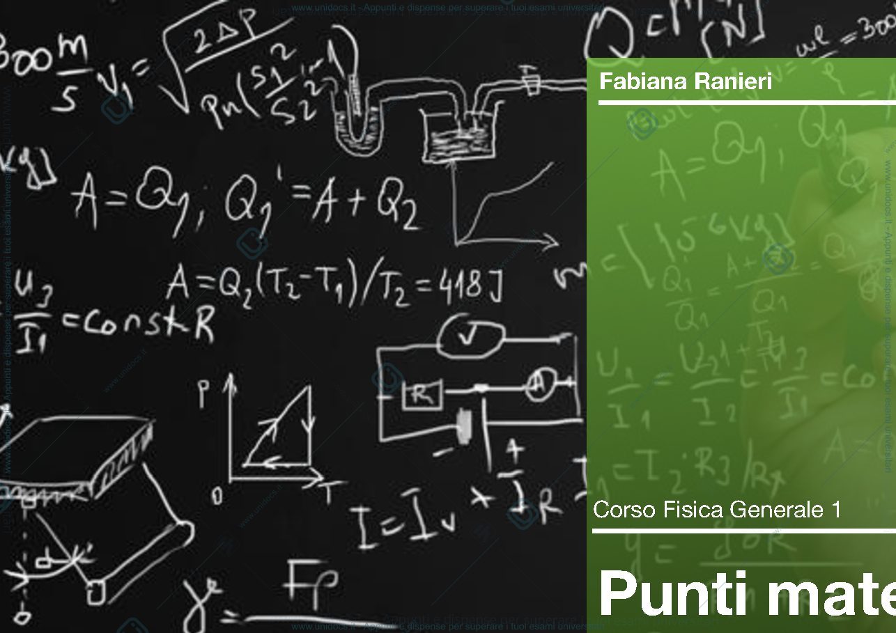 Anteprima pagina 1 — Introduzione alla meccanica 