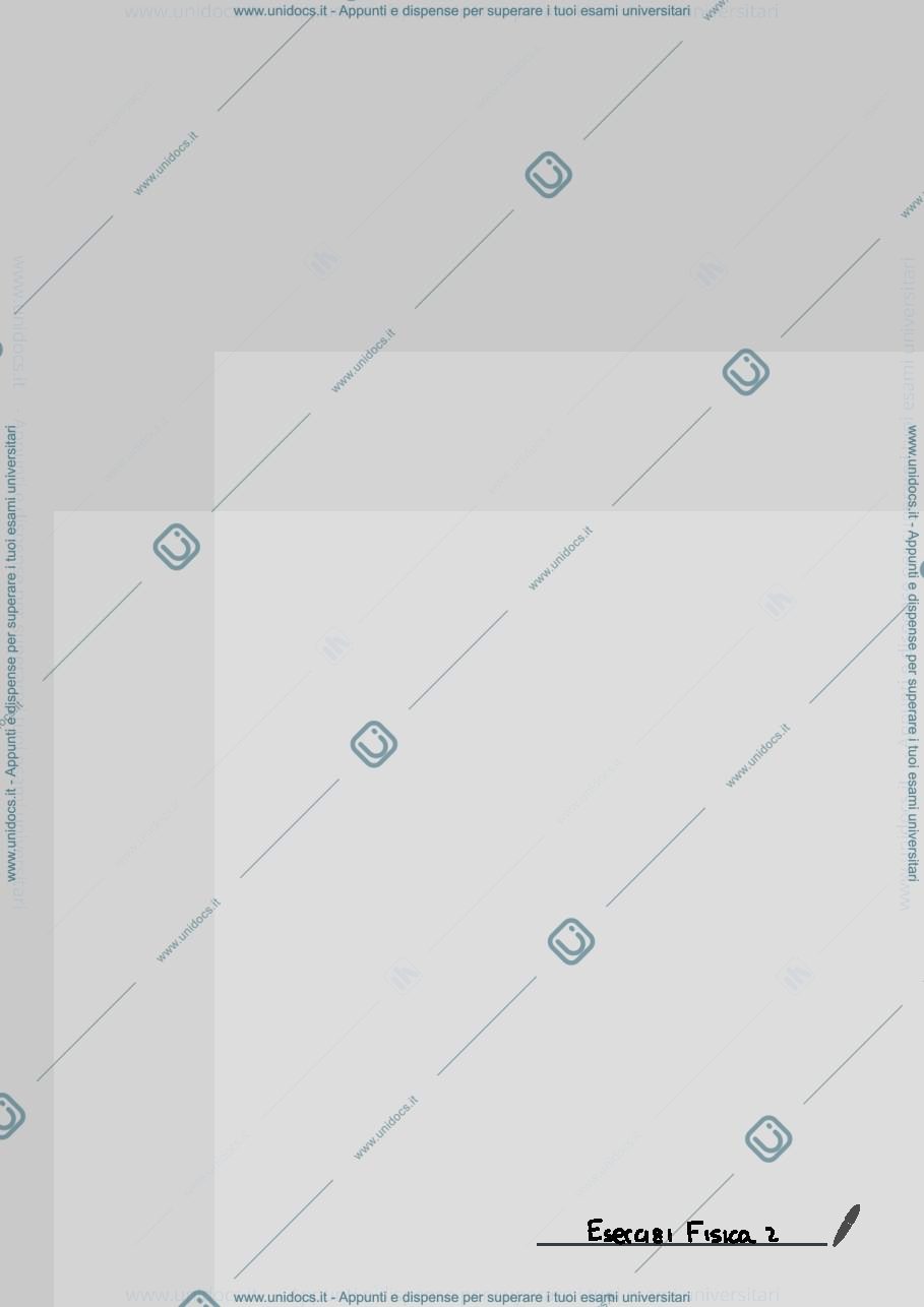 Anteprima pagina 1 — Esercizi Fisica Generale 2