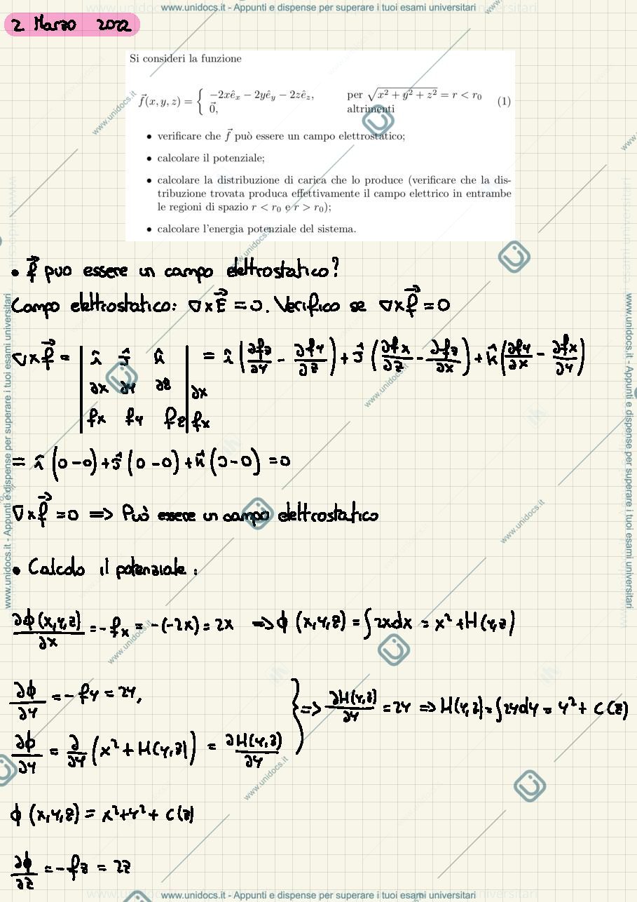 Anteprima pagina 2 — Esercizi Fisica Generale 2