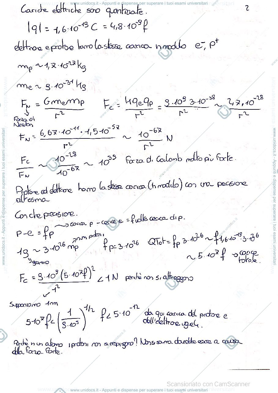 Anteprima pagina 2 — Fisica Generale 2 primo semestre