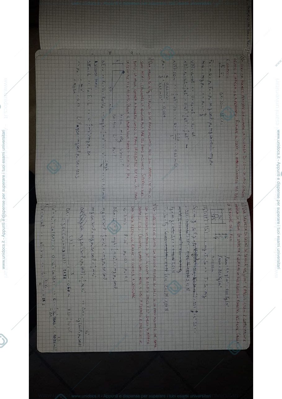 Anteprima pagina 1 — Esercizi di Fisica Generale I