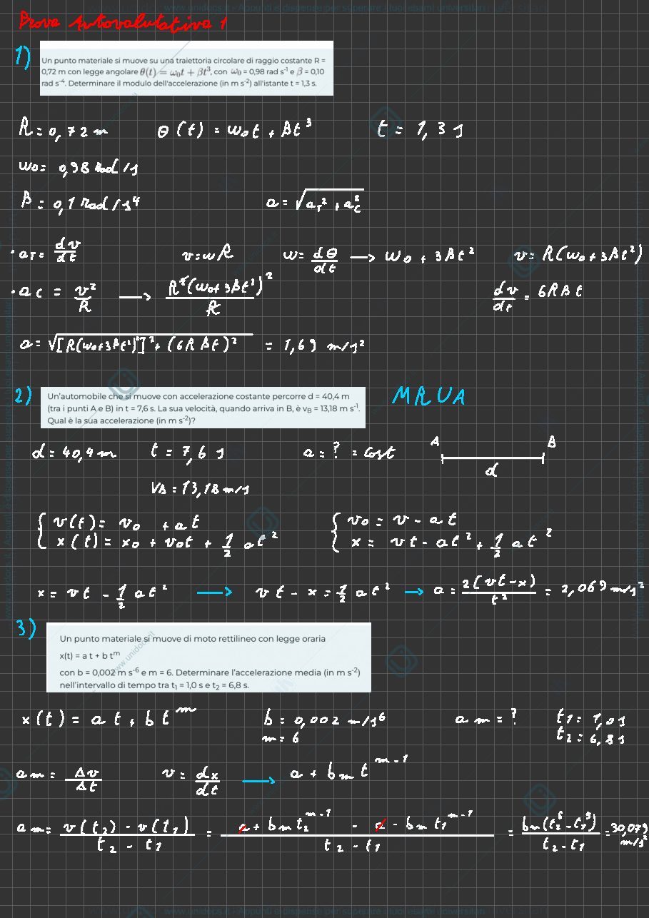Anteprima pagina 2 — Esami fisica 1