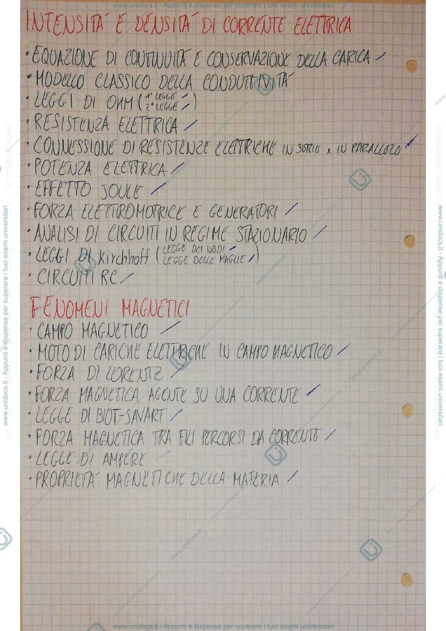Anteprima pagina 2 — Appunti Fisica 2