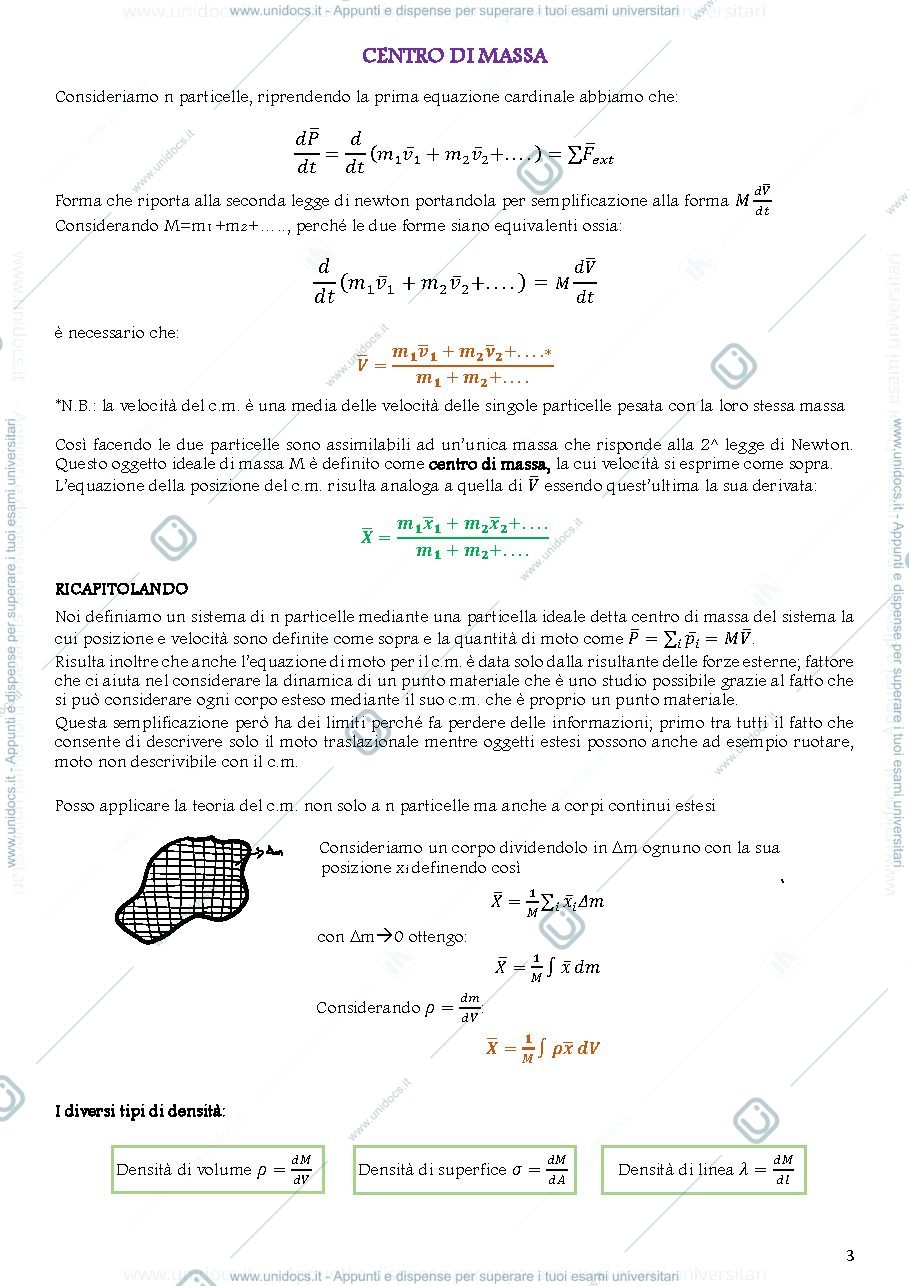 Anteprima pagina 3 — Trascrizioni lezione online Fisica generale