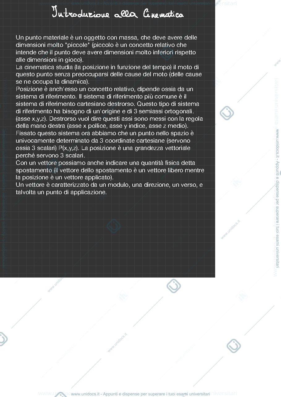 Anteprima pagina 2 — Appunti Fisica 1 - Prima Parte