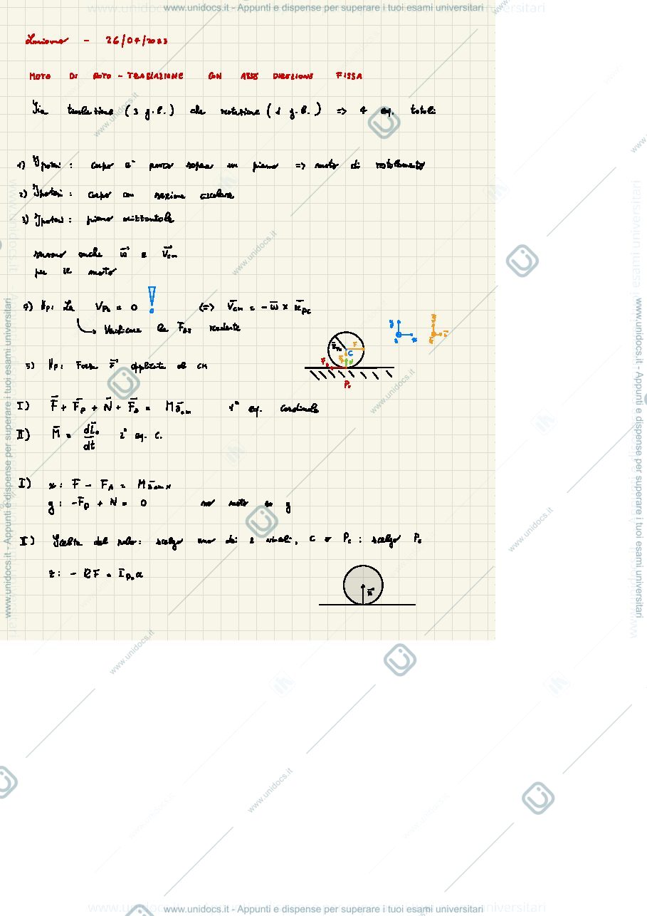 Anteprima pagina 2 — Appunti di Fisica I