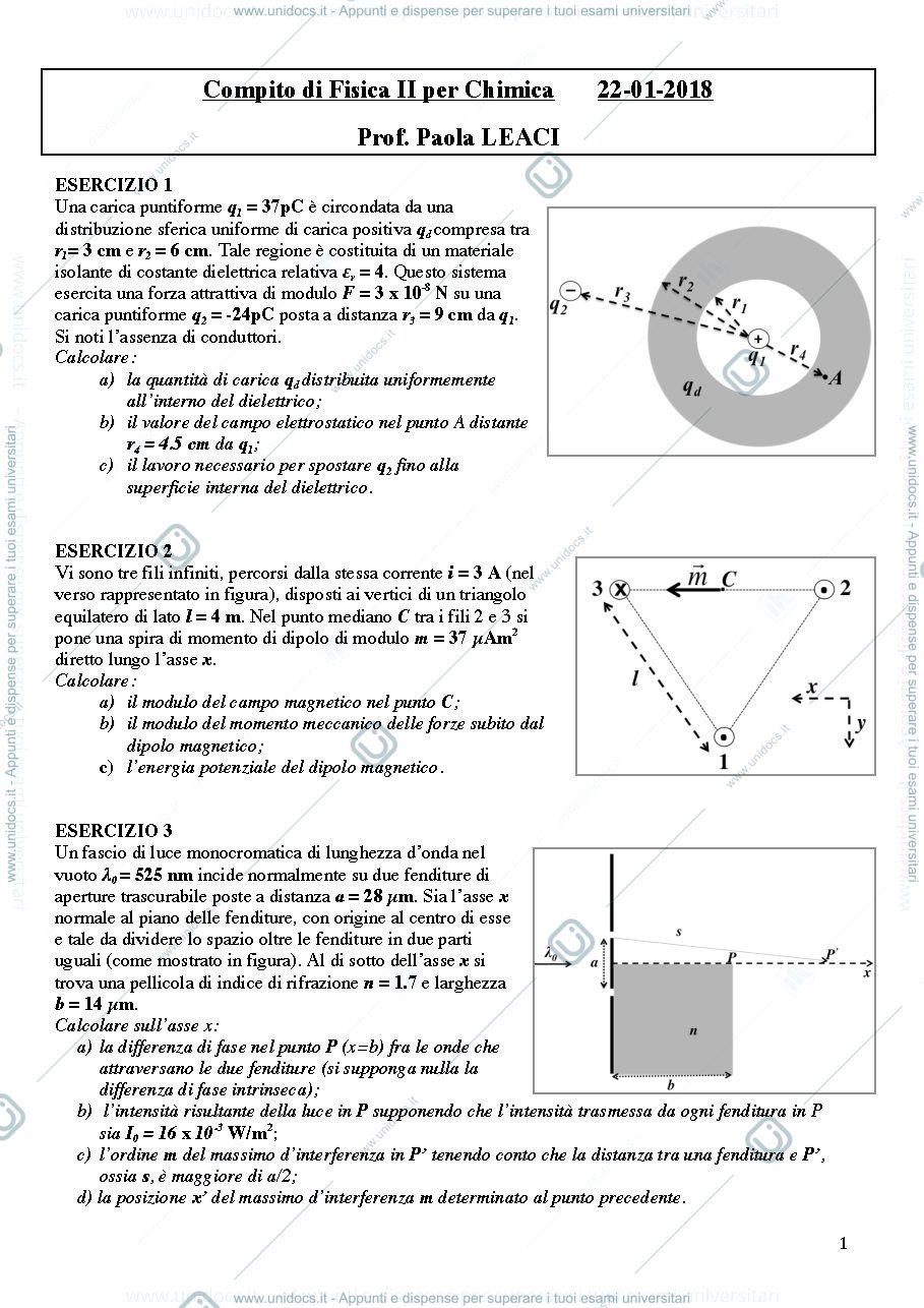 Anteprima pagina 1 — Testi d’esame