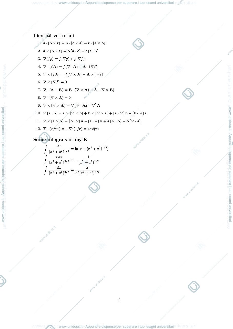 Anteprima pagina 2 — Riassunto Fisica 2
