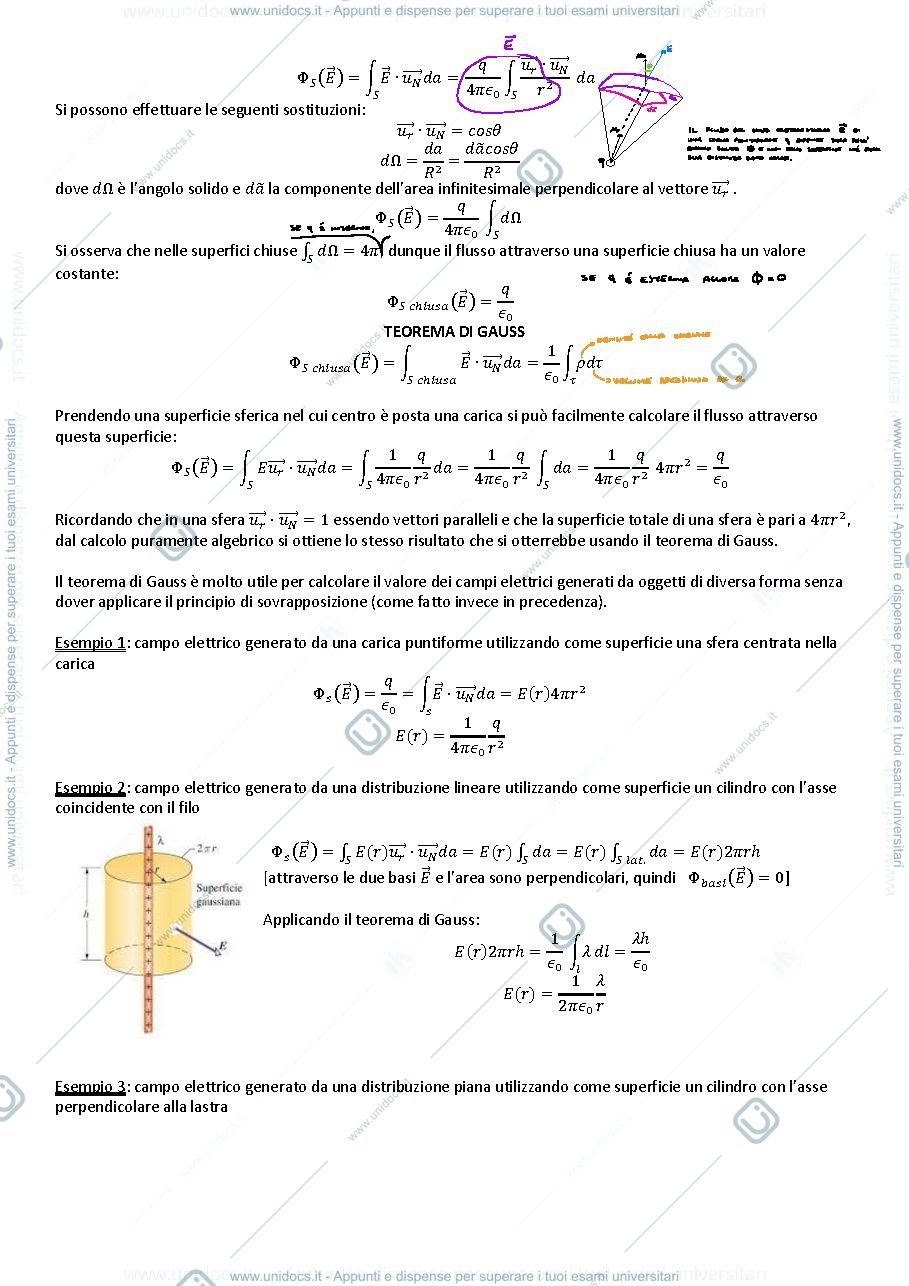 Anteprima pagina 3 — Riassunto programma FISICA II