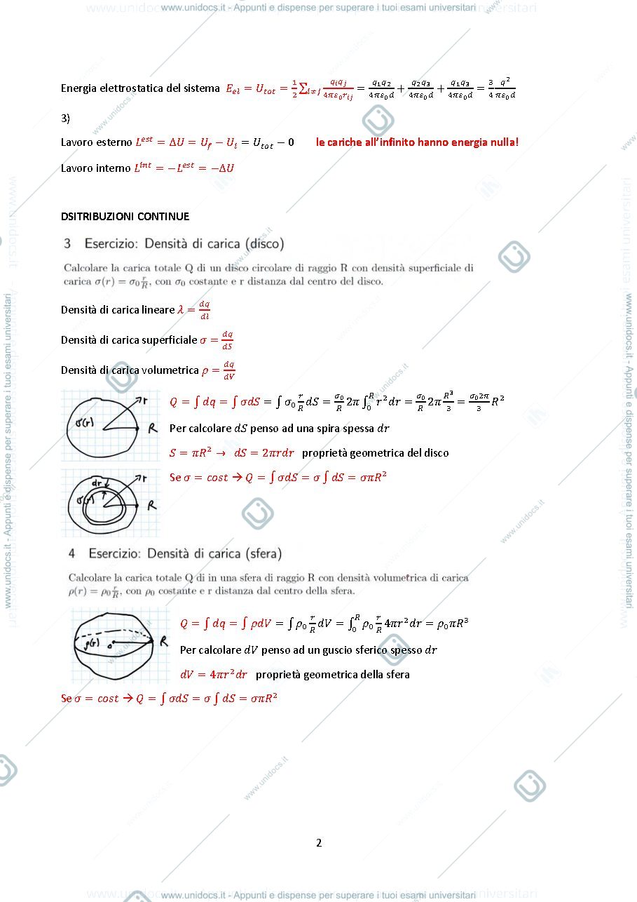 Anteprima pagina 2 — Appunti esercitazioni FISICA II