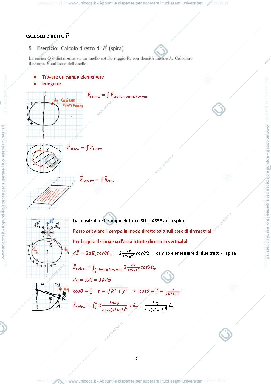 Anteprima pagina 3 — Appunti esercitazioni FISICA II