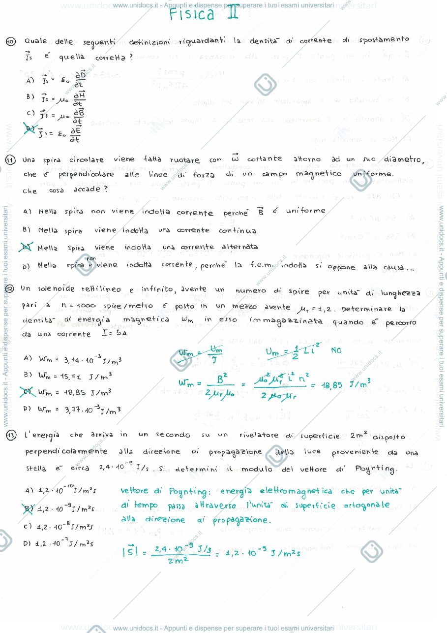 Anteprima pagina 3 — Quiz vari Fisica 2