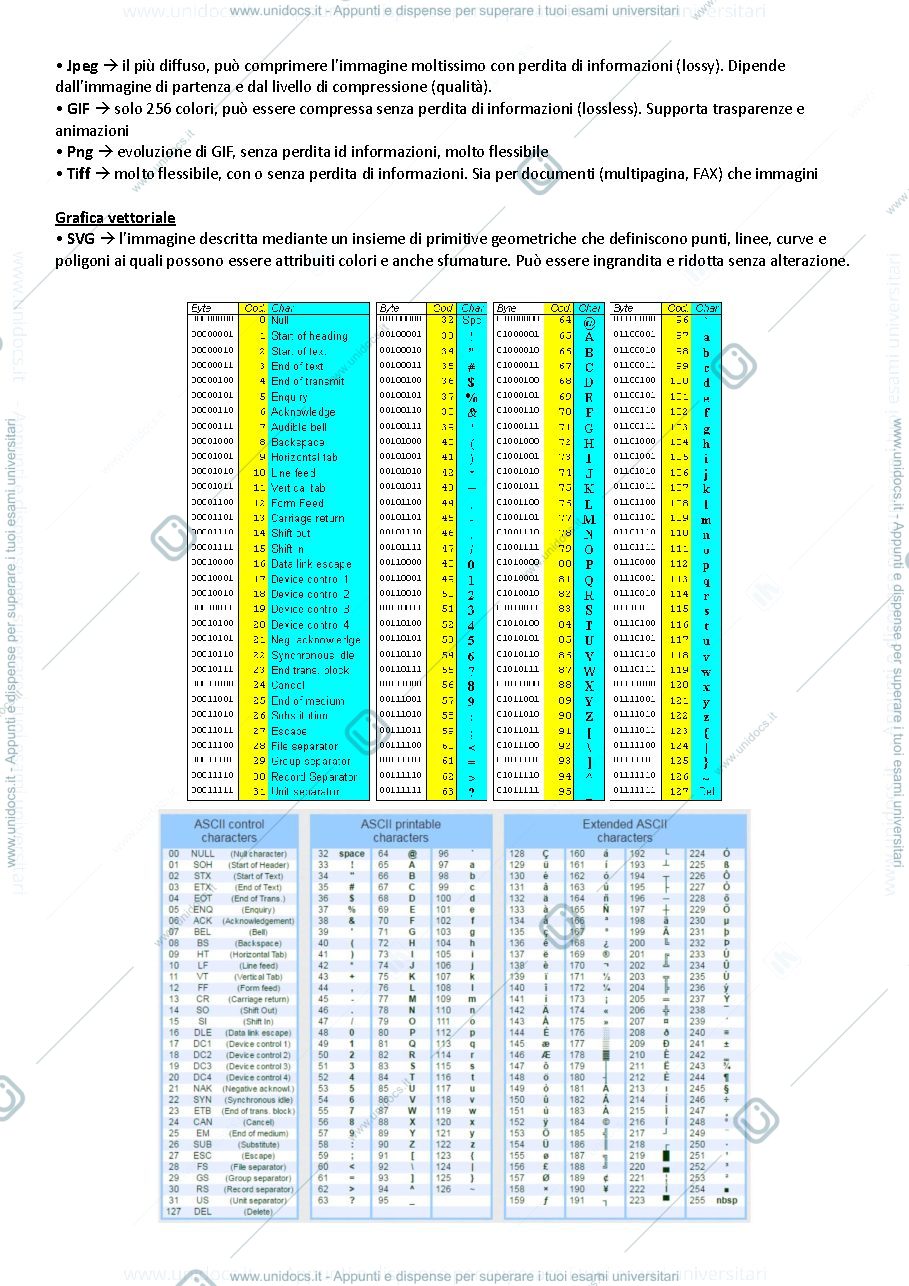 Anteprima pagina 3 — appunti di informatica