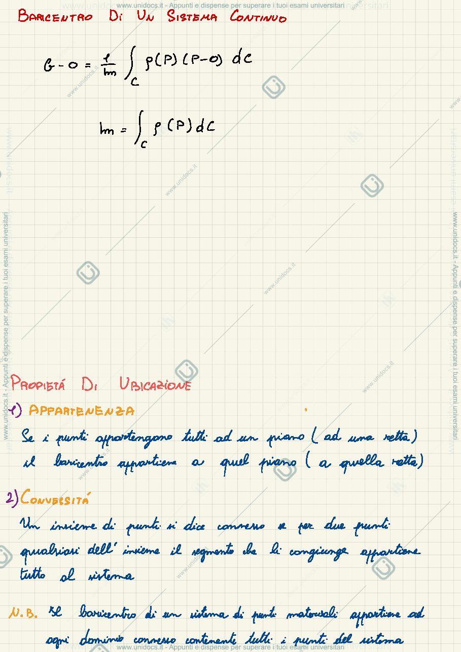 Anteprima pagina 4 — Geometria delle masse 