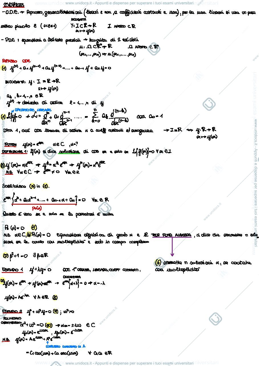 Anteprima pagina 2 — Appunti fisica matematica