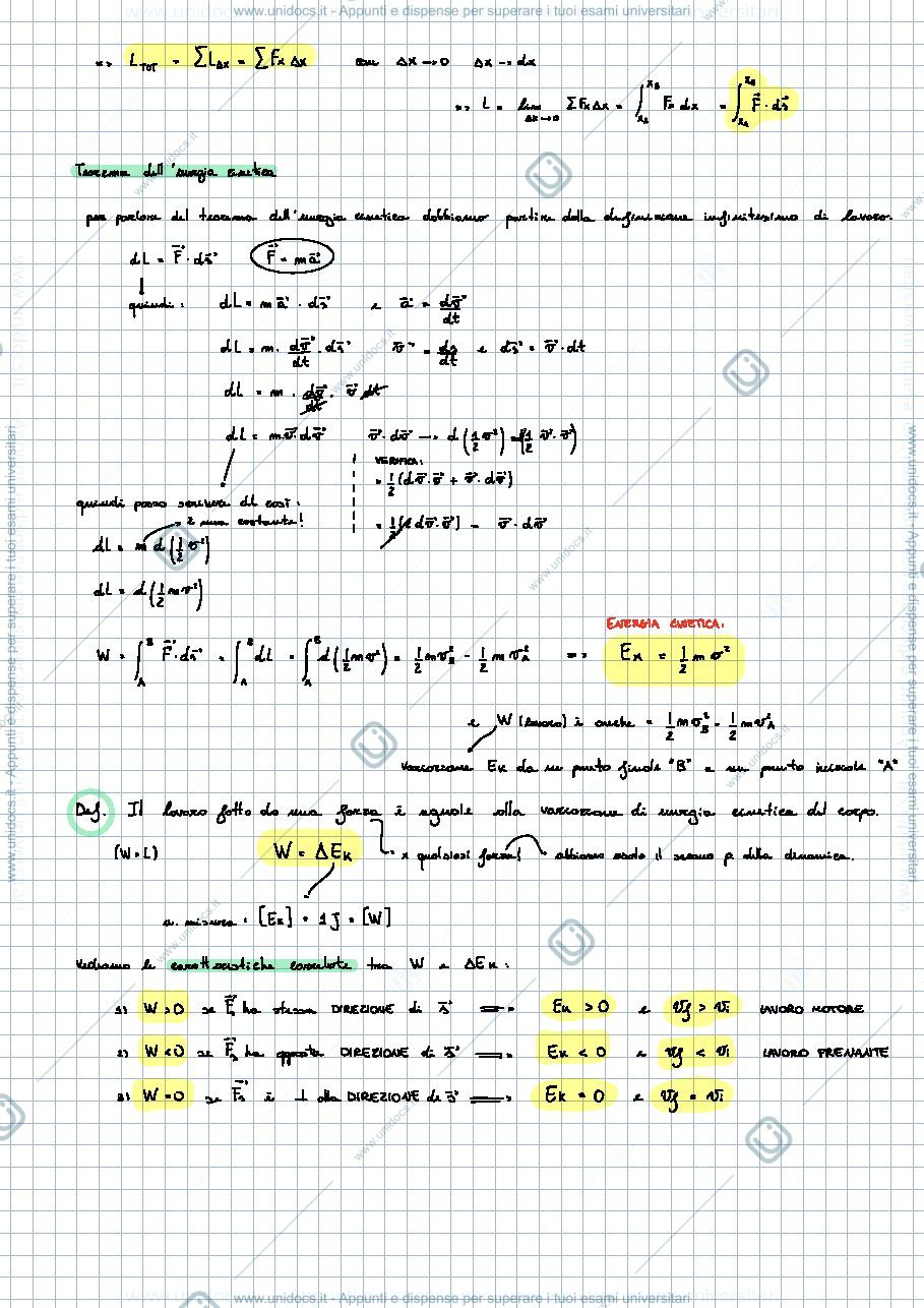 Anteprima pagina 2 — Fisica - Lavoro ed Energia