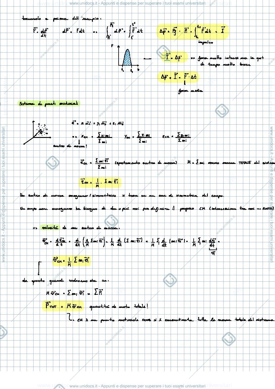 Anteprima pagina 2 — Fisica - conservazione della quantità di moto