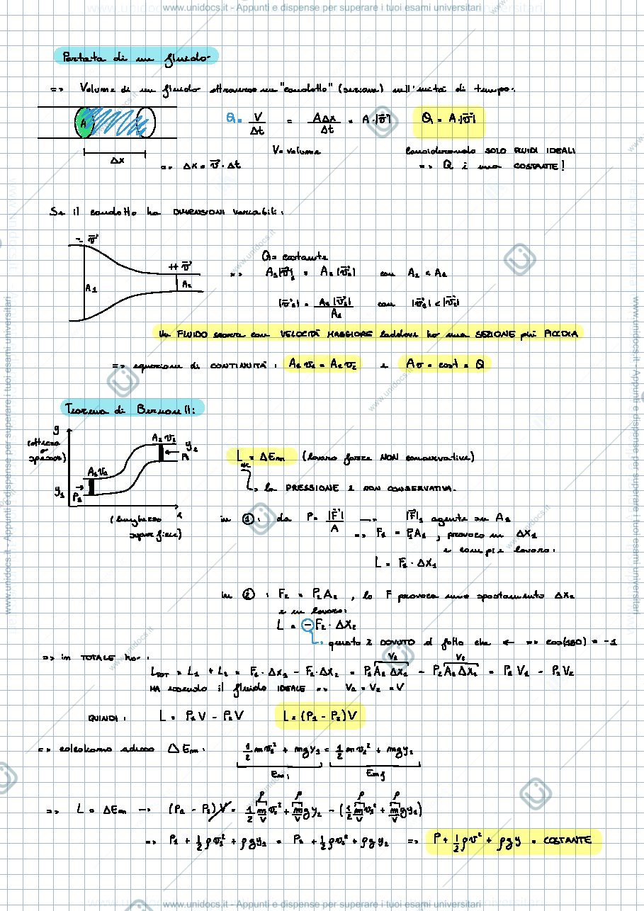 Anteprima pagina 2 — Fisica - Fluidodinamica