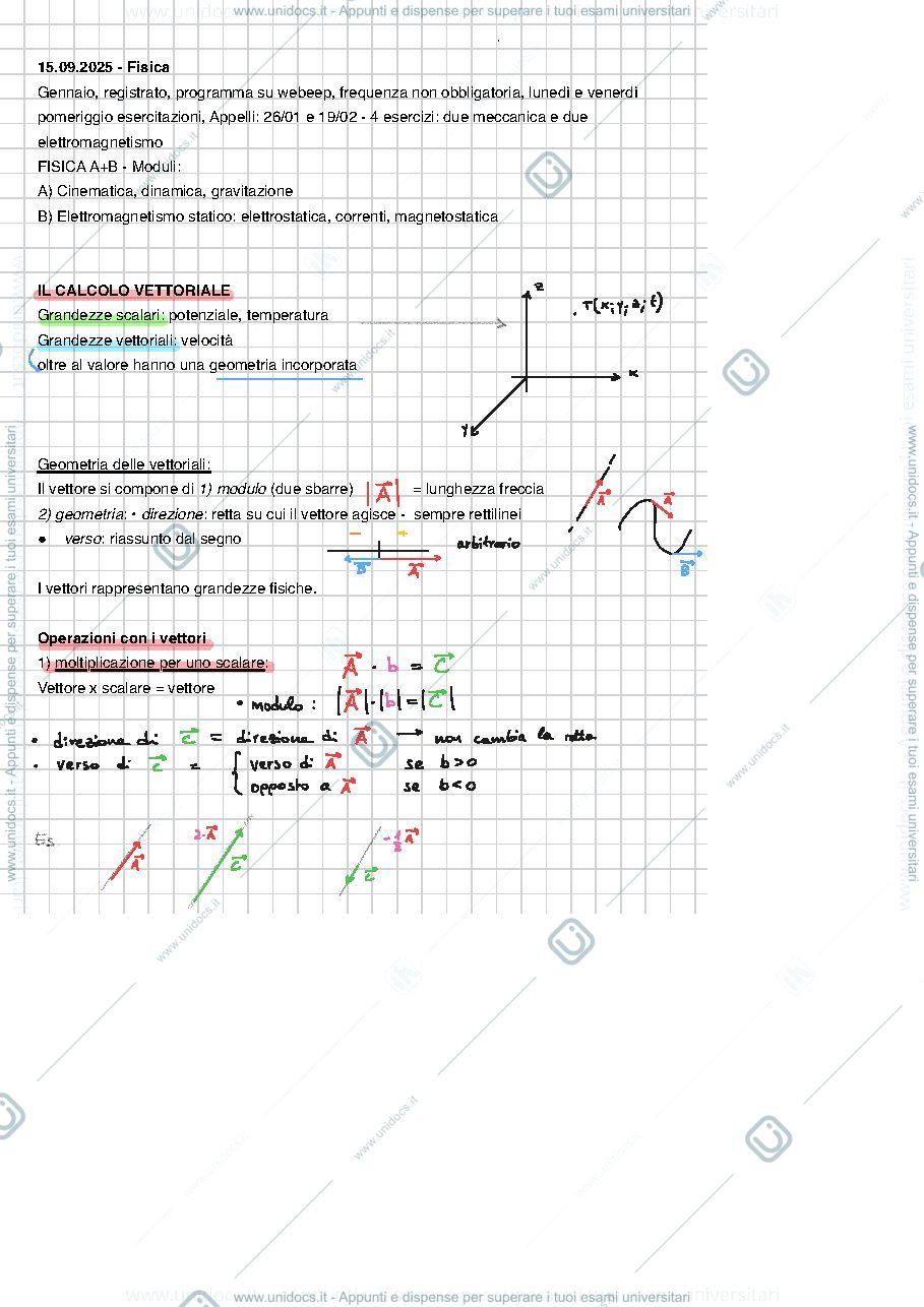Anteprima pagina 2 — Fisica sperimentale A+B