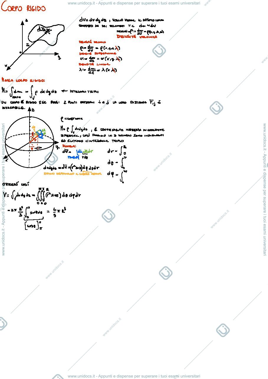 Anteprima pagina 1 — Fisica I - Corpo Rigido