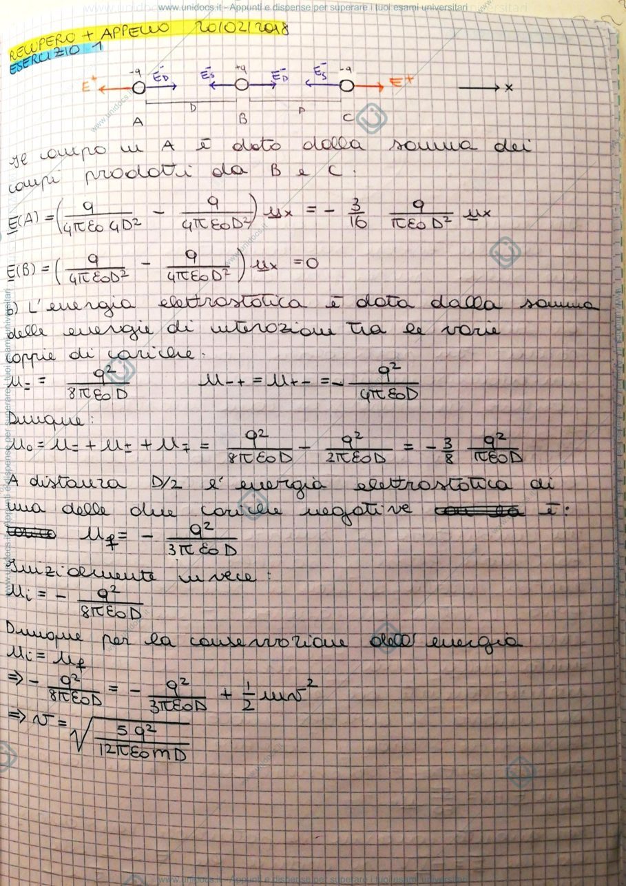 Anteprima pagina 1 — tema d'esame