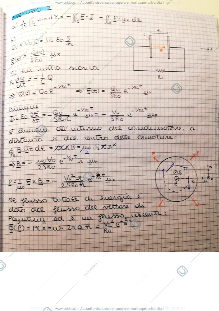Anteprima pagina 2 — Temi d'esame (esercizi) svolti 