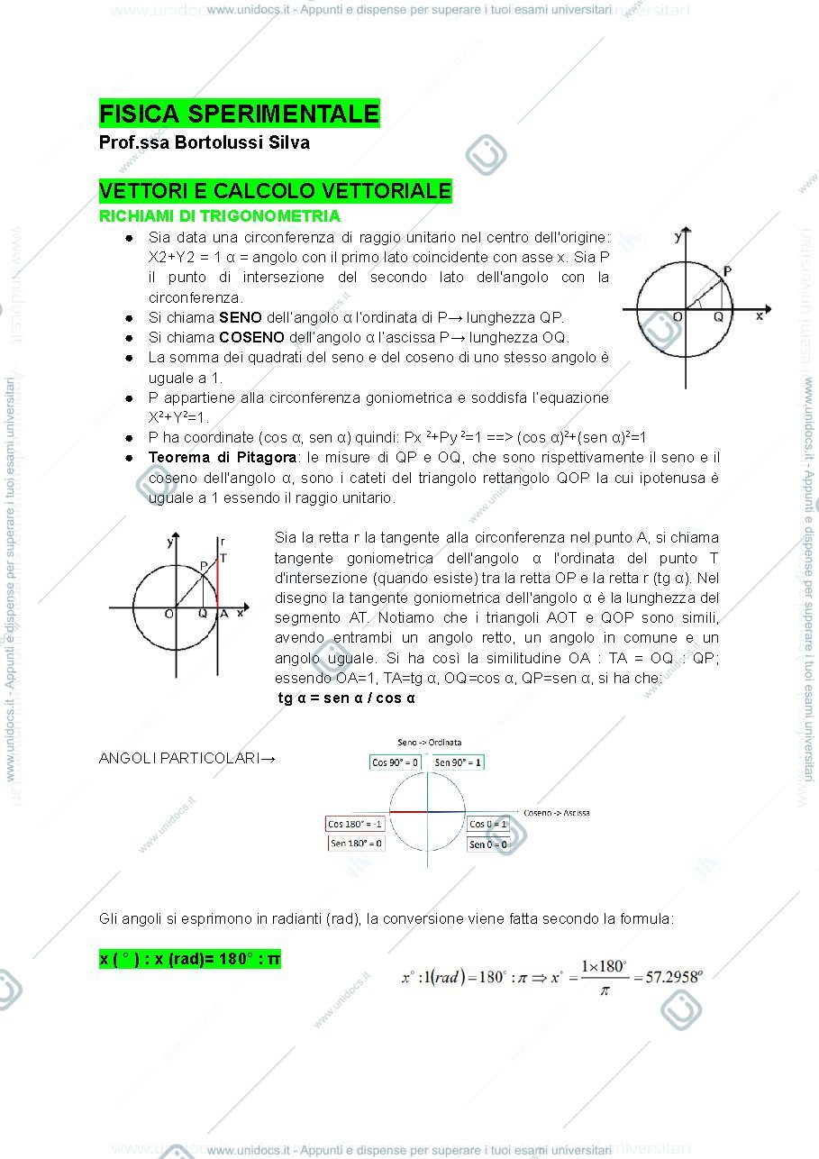 Anteprima pagina 1 — fisica sperimentale