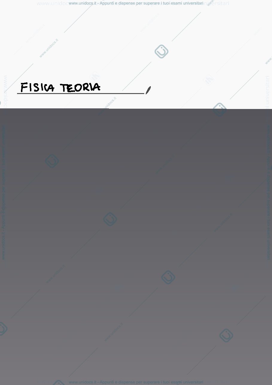 Anteprima pagina 1 — Fisica Sperimentale-Teoria