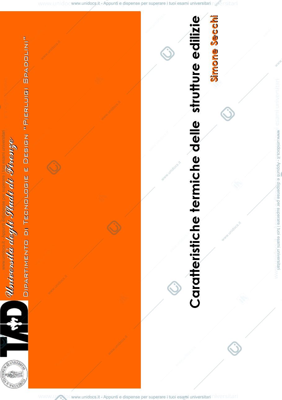 Anteprima pagina 1 — trasmittanza - Caratteristiche termiche delle strutture edilizie