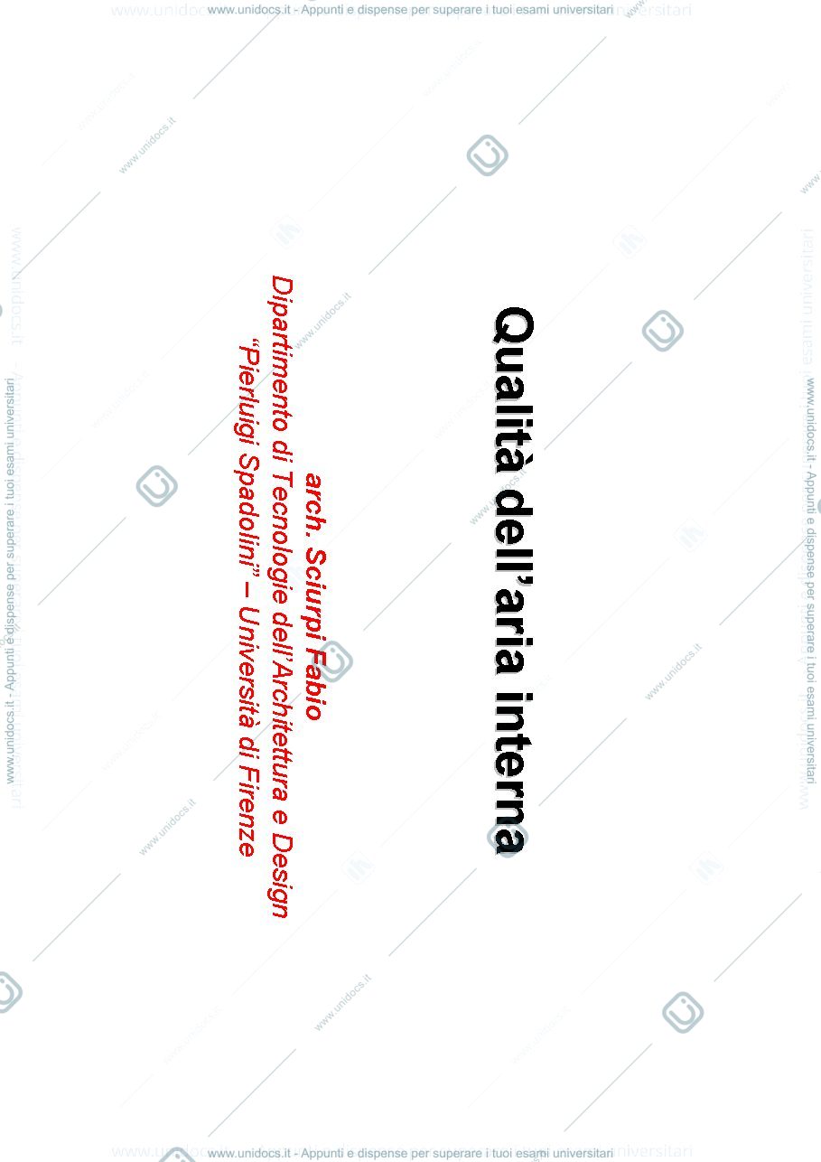 Anteprima pagina 1 — Qualità dell’aria interna
