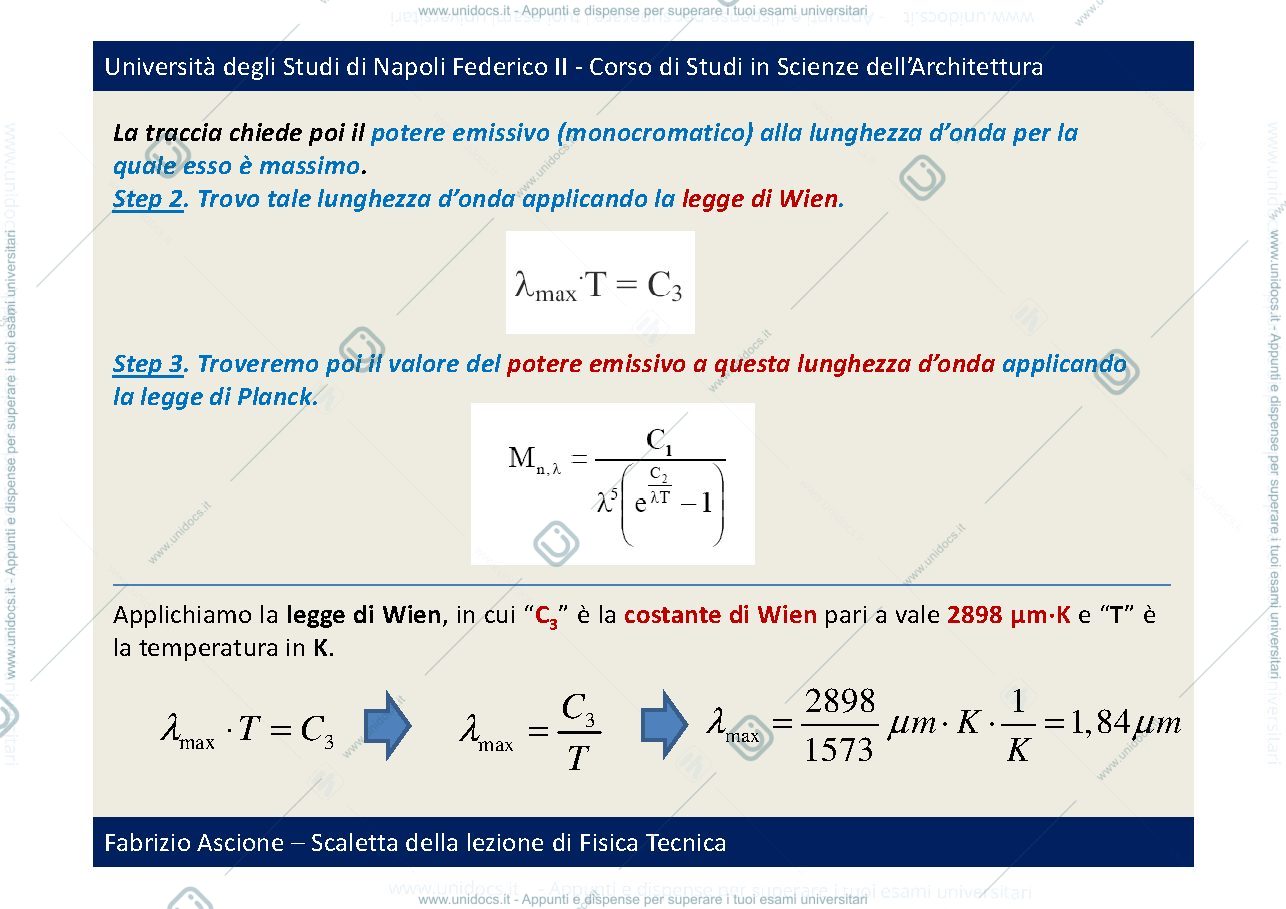 Anteprima pagina 2 — Esercizi irraggiamento