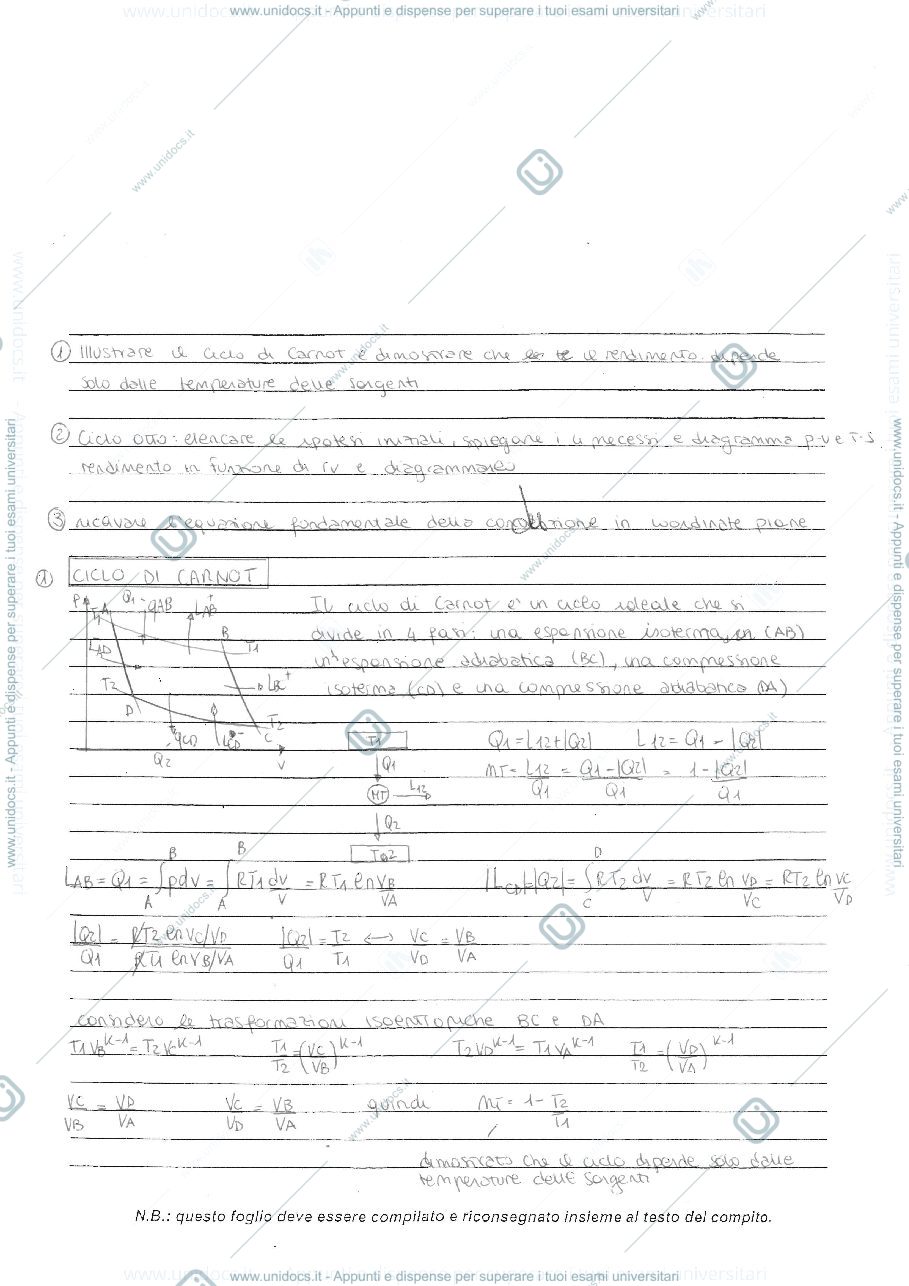 Anteprima pagina 1 — esercizi esame 