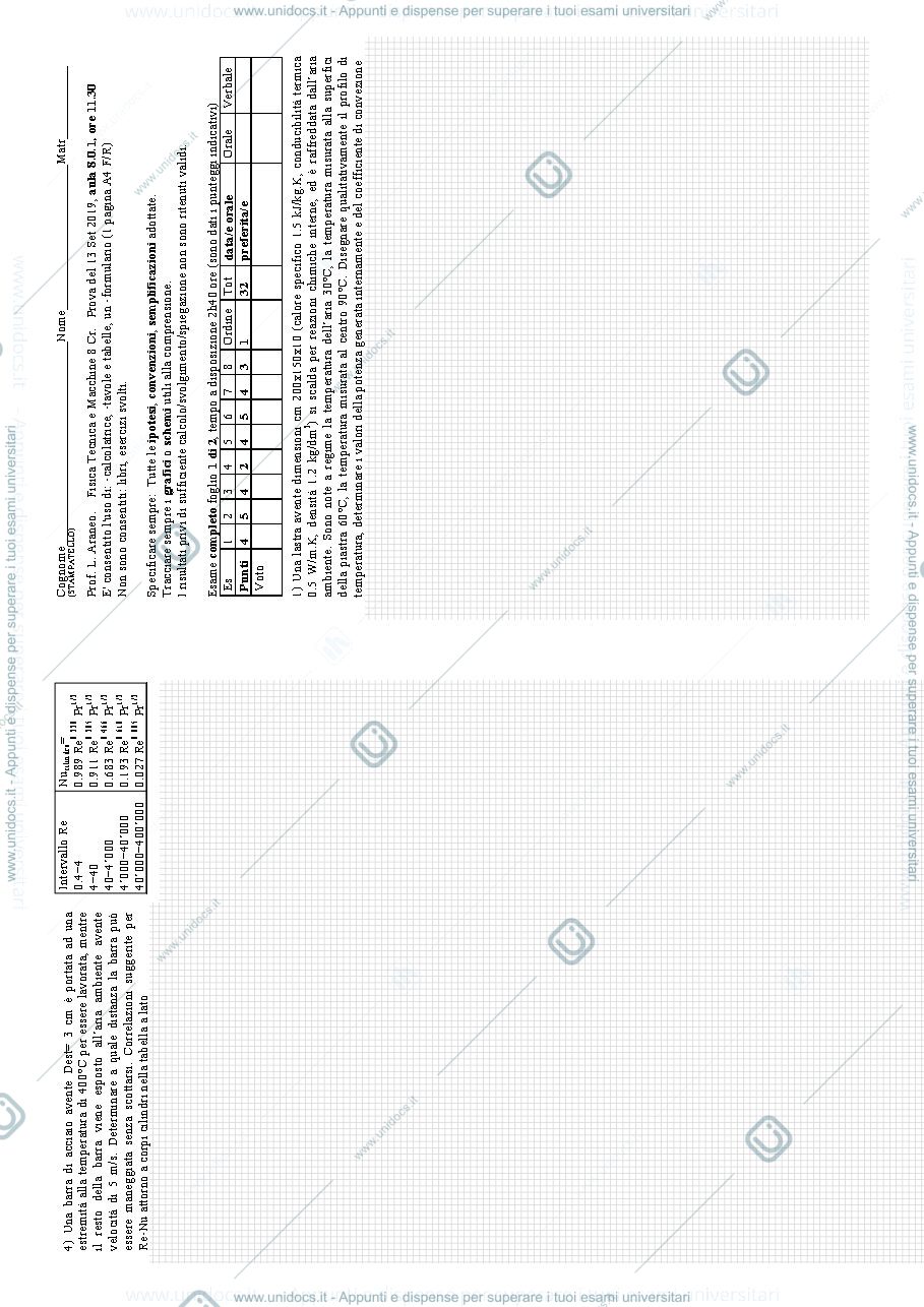Anteprima pagina 1 — FTM_Esame26_13set2019_testo esami prof: Araneo