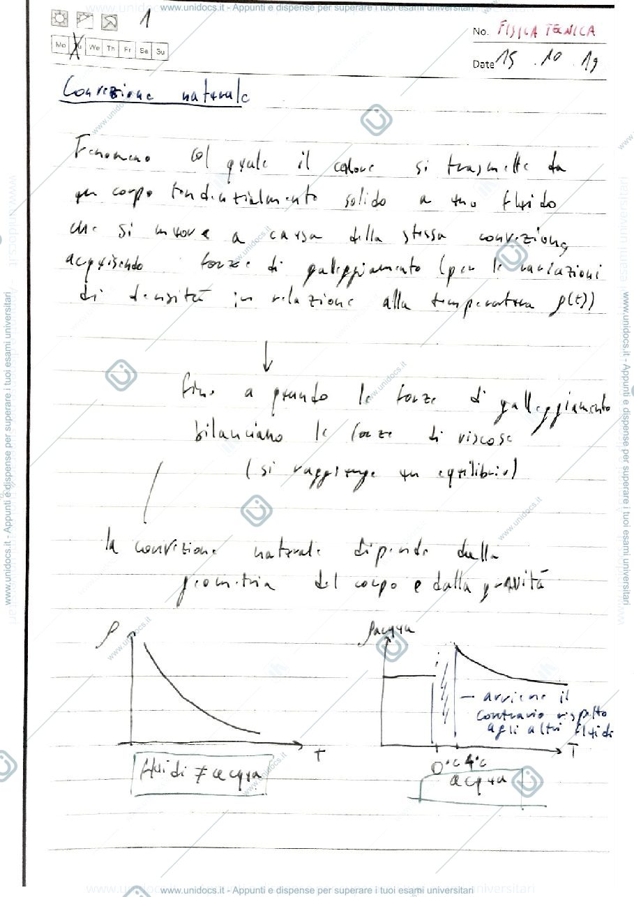 Anteprima pagina 1 — appunti 19-20 Fisica tecnica e macchine prof: Araneo