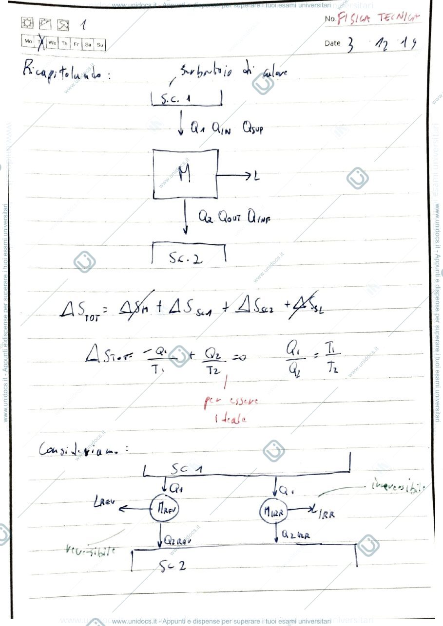 Anteprima pagina 1 — appunti 19-20 Fisica tecnica e macchine prof: Araneo