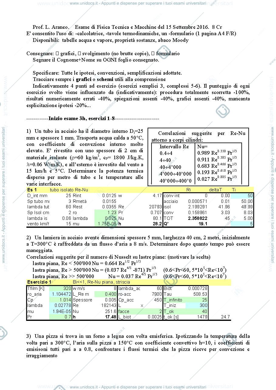 Anteprima pagina 1 — FTM_Esame06_15set2016_TestoSoluzioni esami prof: Araneo