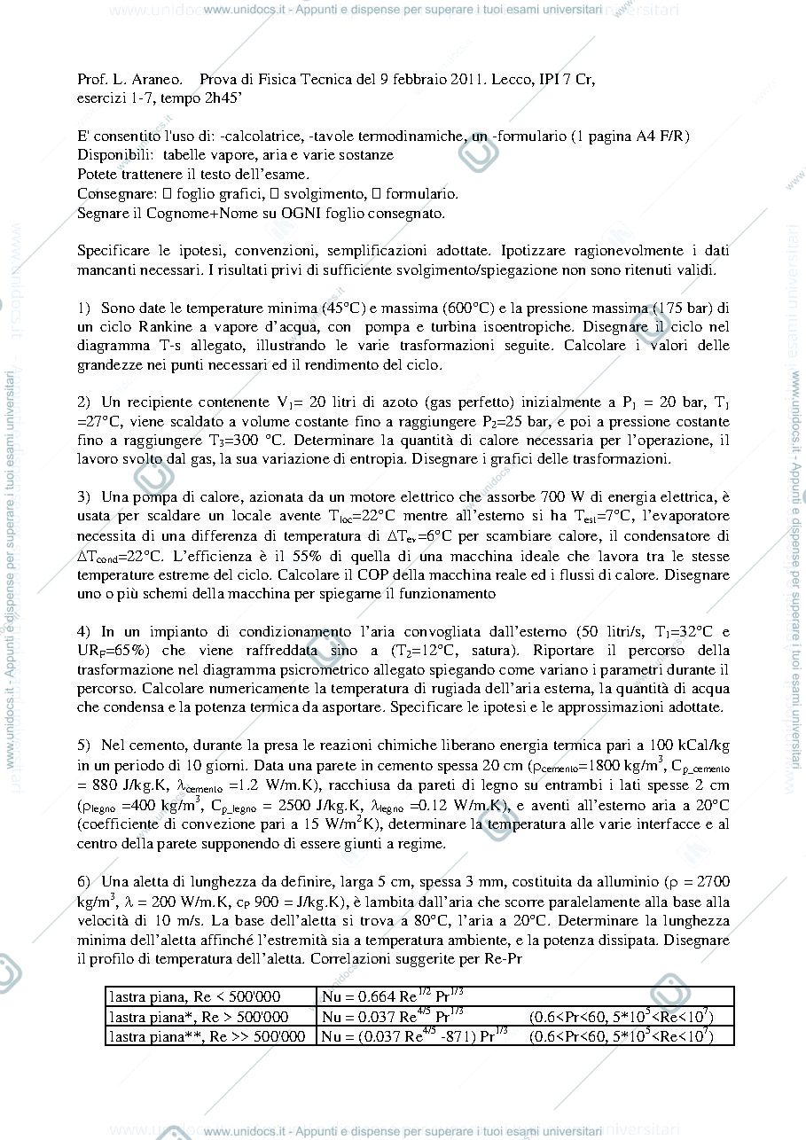 Anteprima pagina 1 — FT_Esame54_Testo esami prof: Araneo