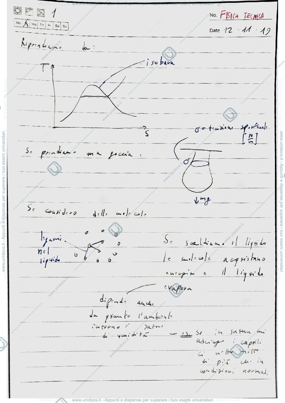 Anteprima pagina 1 — appunti 19-20 Fisica tecnica e macchine prof: Araneo