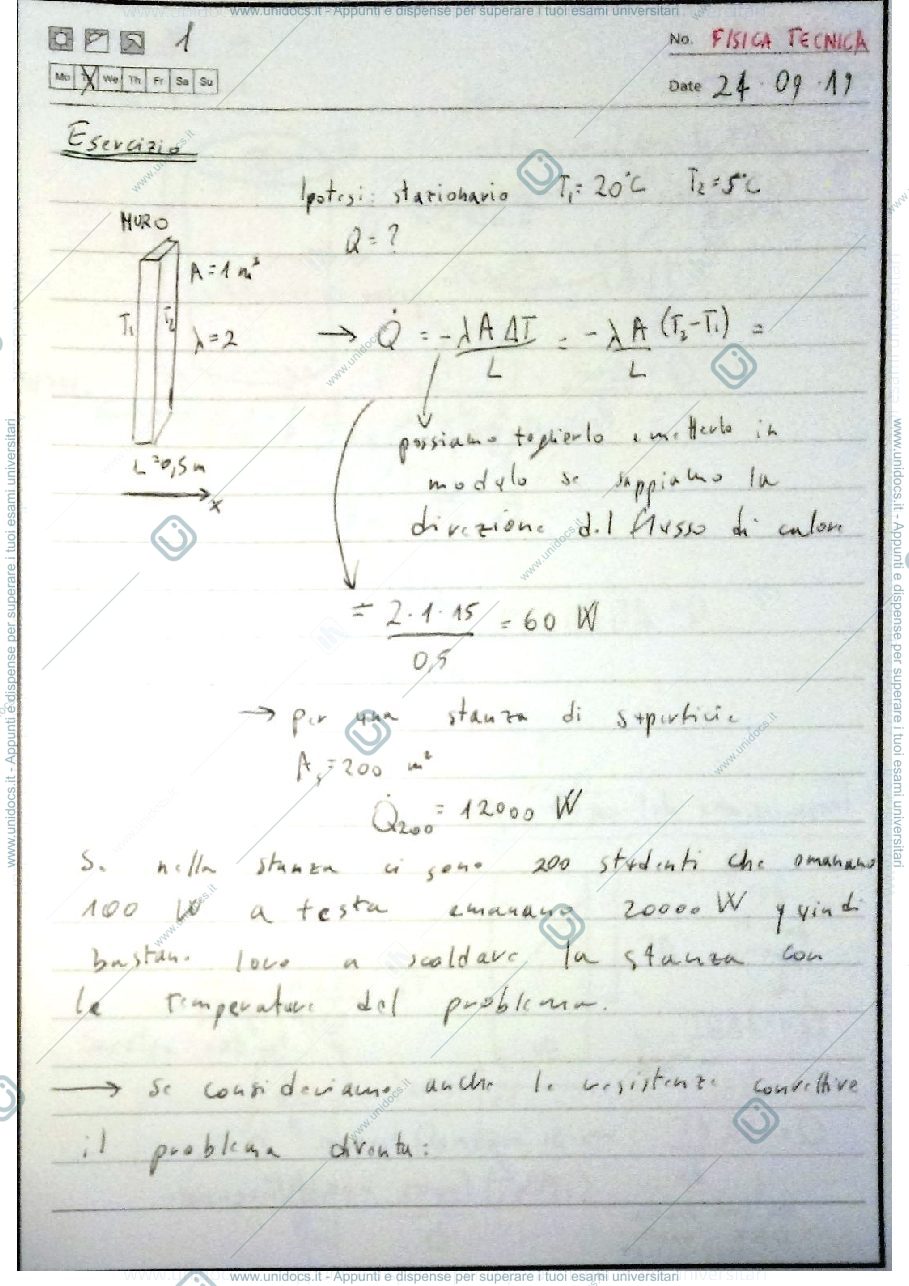 Anteprima pagina 1 — appunti 19-20 Fisica tecnica e macchine prof: Araneo